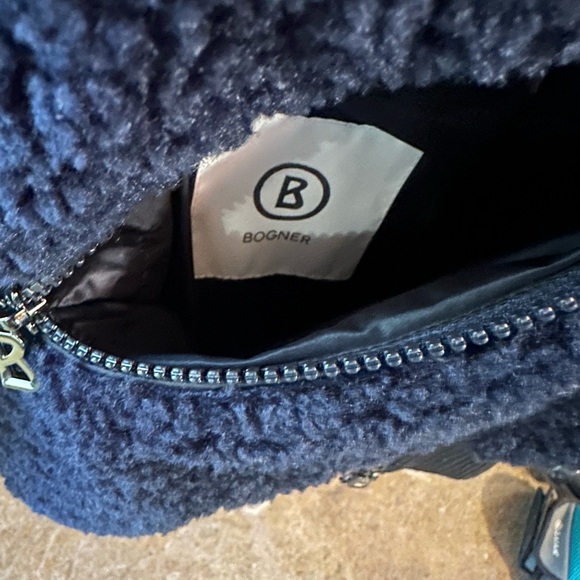 Bogner Shearling jacket with hood REVERSIBLE - Picture 8 of 9